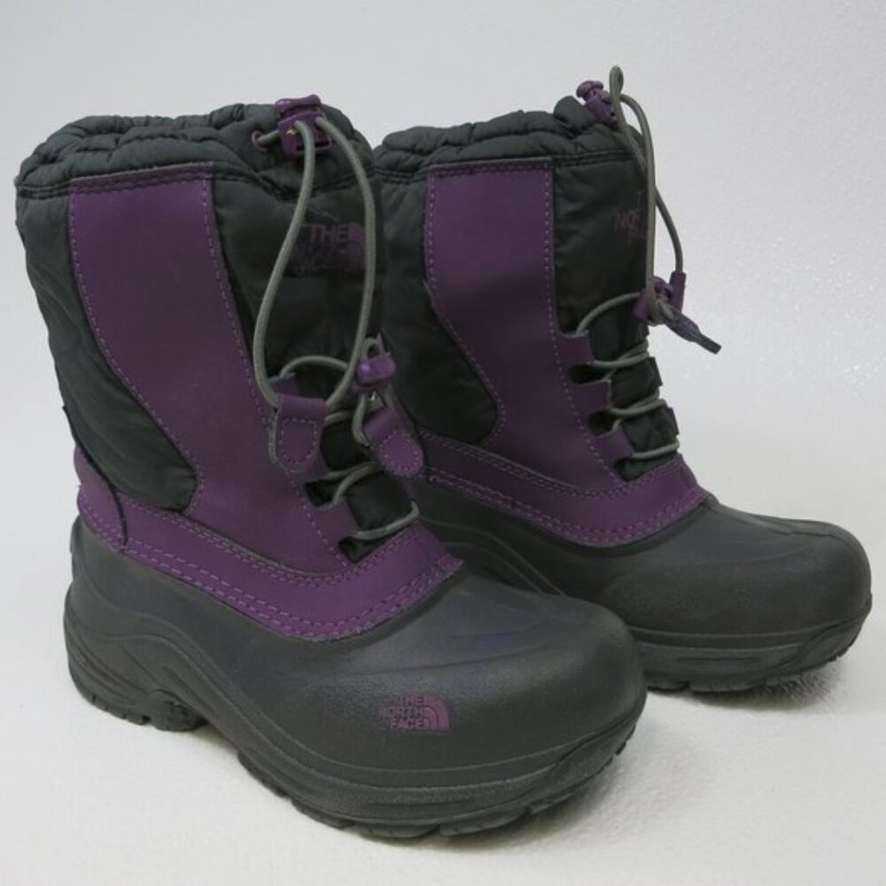 The North Face Two Tone Winter Boots Shoes Girl's Kid's Footwear Sz 1,